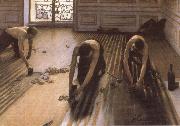 Gustave Caillebotte The Floor Strippers oil painting